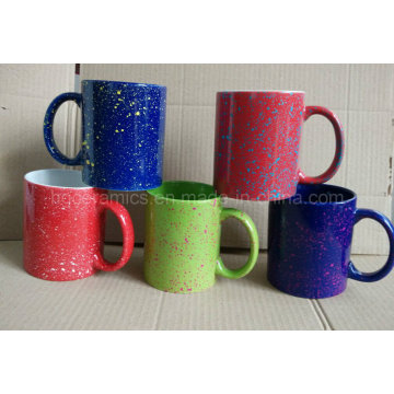 Keramische Tasse mit Spray DOT